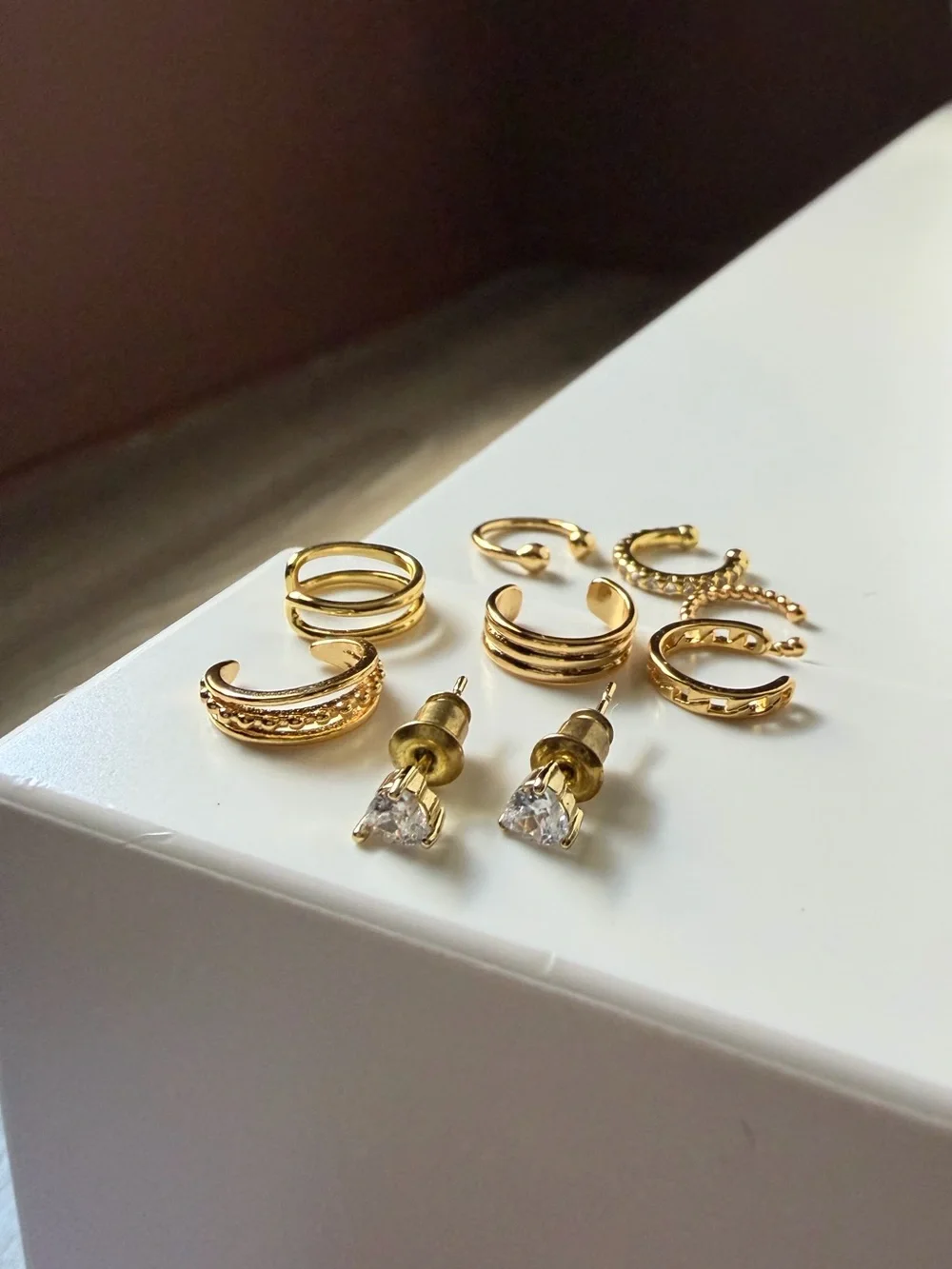 Gold Earrings / Ear Cuffs